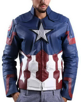 Chris Evans Captain America Biker Jacket