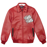 Pelle Pelle World Famous Soda Club Red Real Leather Jacket