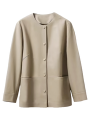 Ladies Faux Leather Coats