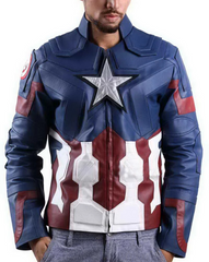 Chris Evans Captain America Biker Jacket
