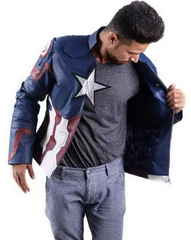 Chris Evans Captain America Biker Jacket