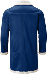 Mens Winter Shearling Leather Long Coats
