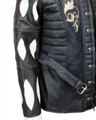 Astarion Black Leather BG3 Cosplay Gaming Jacket