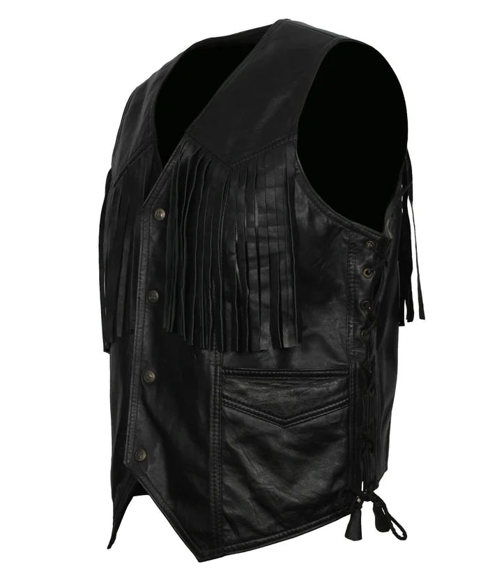 Buy Western Leather Vest UK