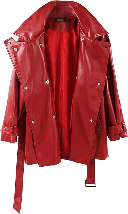 Red Leather Coats