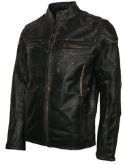 Leather Biker Jacket for Mens