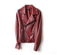 Emilia Clarke Red Leather Jacket - Last Christmas Jacket