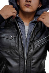 Mens Bomber Leather Jacket