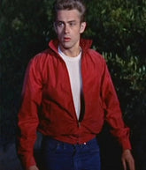 James Dean Red Cotton Bomber Jacket