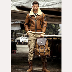 Mens B3 Shearling Bomber Jacket