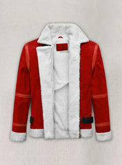 Clint Briggs Red Shearling Jacket
