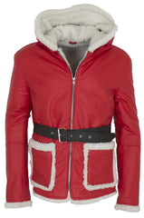 Santa Claus Faux Leather Coat