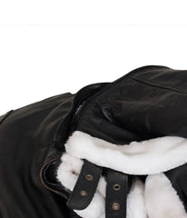 Men’s Black B3 Bomber Shearling Jacket