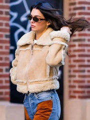 Aviator shearling jacket UK