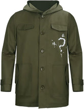 Riddler Green Cotton Jacket