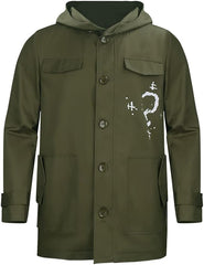 Riddler Green Cotton Jacket