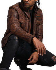 Men's Vintage Leather Jacket