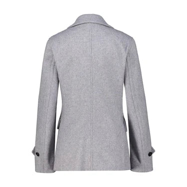 Grey Wool Coat Women's