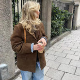 Suede coats for women