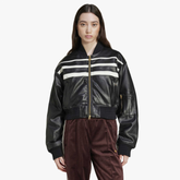 Women’s Real Leather Bomber Jacket
