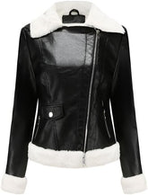Women’s Winter Leather Bomber Jacket