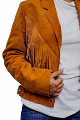 Women’s Western Suede Fringe Coat