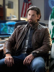 Men's Tipline Mysteries Leather Jacket