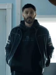 Men's Casey Affleck The Instigators 2024 Leather Jacket