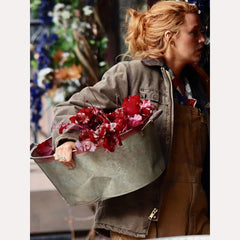 Women's Blake Lively It Ends with Us 2024 Grey Cotton Jacket