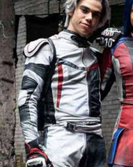 Carlos Descendants 3 White Leather Jacket
