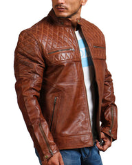 Men's Diamond Quilted Jacket