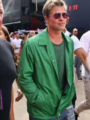 Men's Brad Pitt F1 2025 Green Jacket
