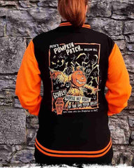 Pumpkin Patch Halloween Varsity Jacket