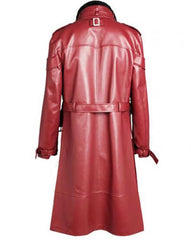 King of Fighters Cosplay Red Leather Coat