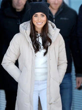 Women's Meghan Markle Quilted Puffer Coat