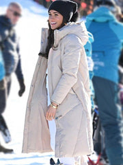 Women's Meghan Markle Quilted Puffer Coat