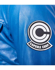 Men’s Dragon Ball Z Blue Leather Jacket