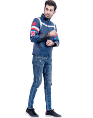 My Chemical Romance Colorful Stripes Blue Jacket