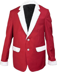 Christmas Red Cotton Santa Claus Coat