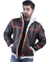 Resident Evil 4 Shearling B3 Brown Leon Kennedy Jacket