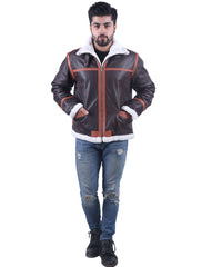 Resident Evil 4 Shearling B3 Brown Leon Kennedy Jacket