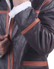 Resident Evil 4 Shearling B3 Brown Leon Kennedy Jacket