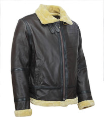 Resident Evil 4 Remake Leon Kennedy Men's Faux Shearling Leather Jacket