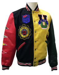 Smoke Rise Men Wool All Star Varsity Lettermen Jacket