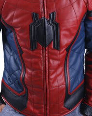 Tom Holland Spiderman Homecoming Leather Jacket