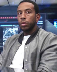 The Fate of the Furious Ludacris Grey Leather Jacket