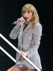 Women Taylor Swift Silver Blazer