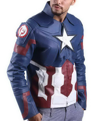 Chris Evans Captain America Biker Jacket