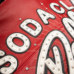 Pelle Pelle World Famous Soda Club Red  Real Leather Jacket