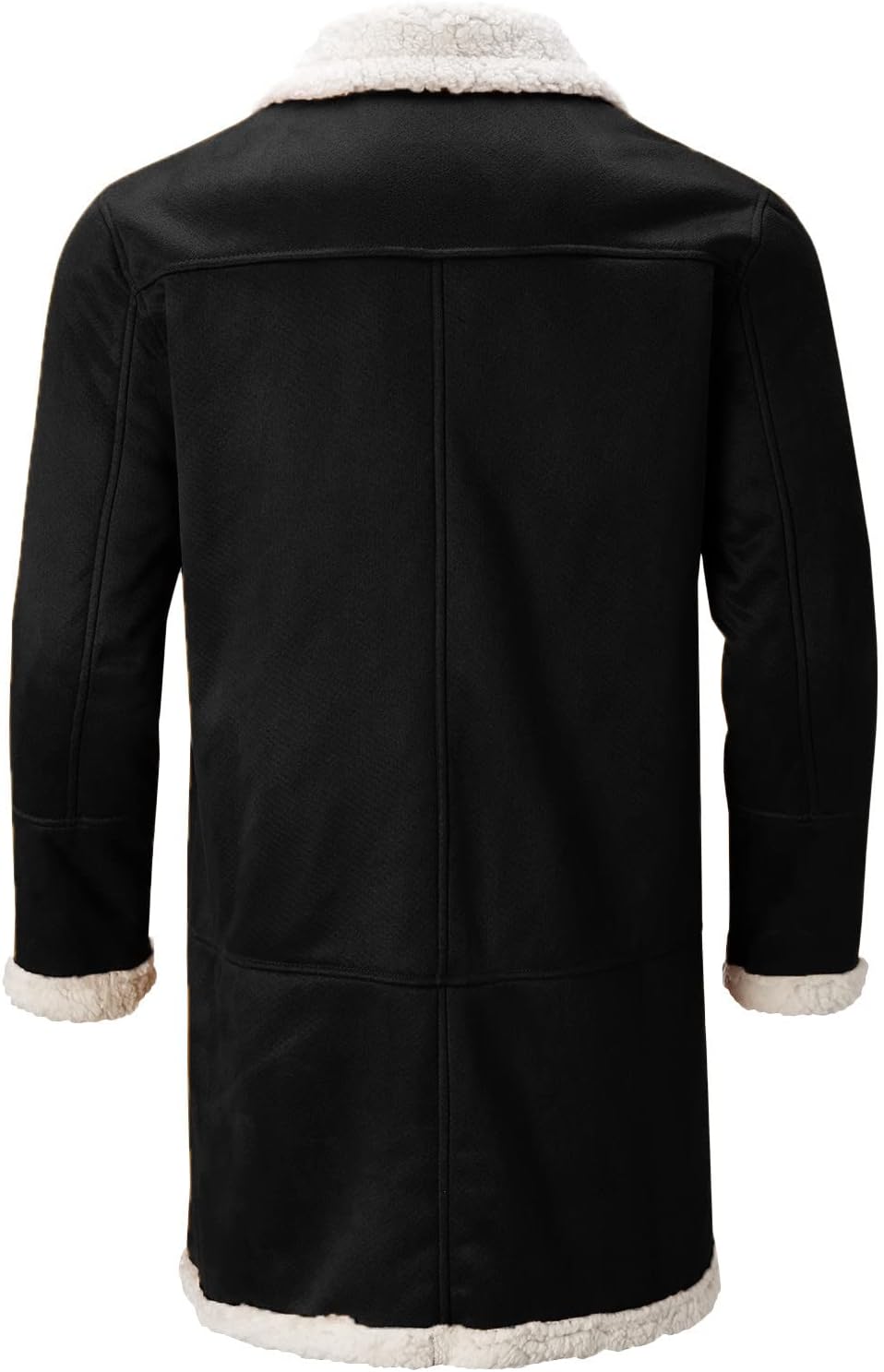 Mens Winter Shearling Leather Long Coats